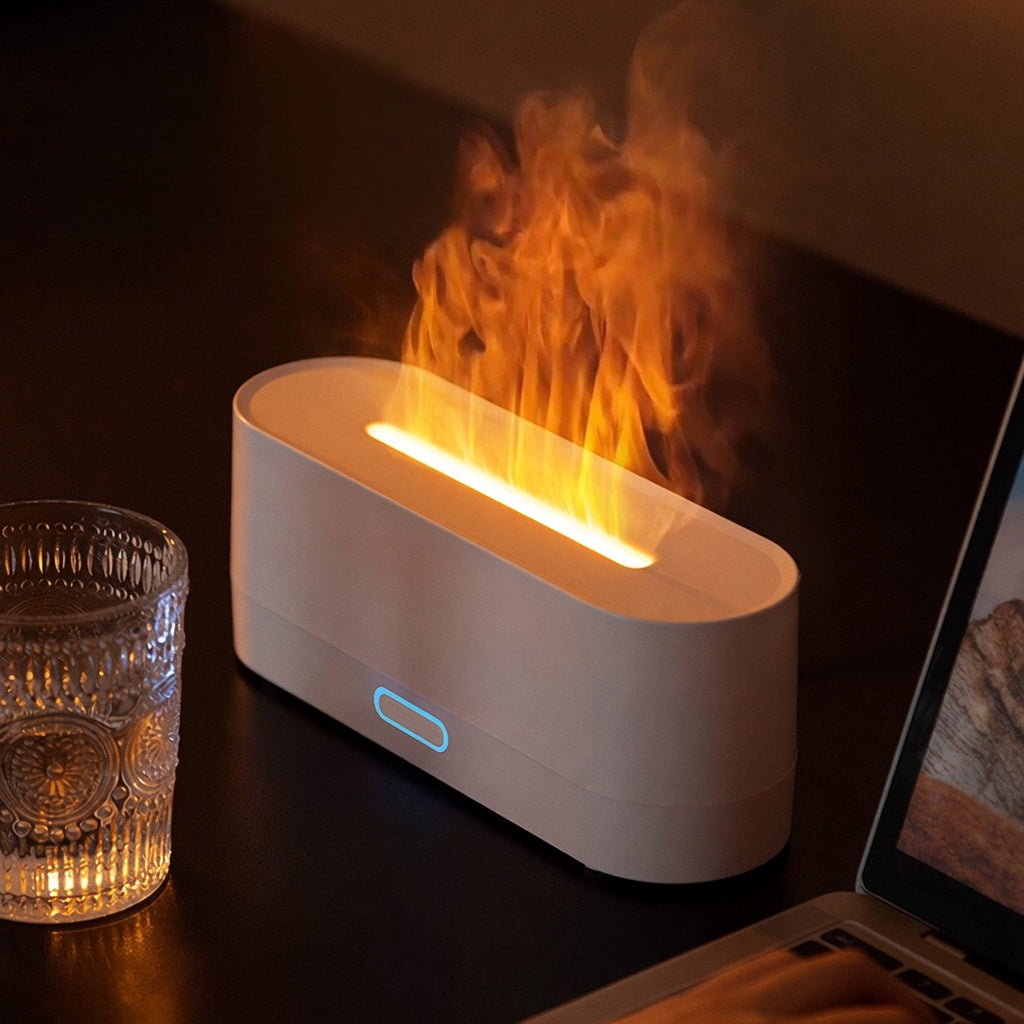 7-Color Flame Diffuser for Room | Color Changing Flame Humidifier