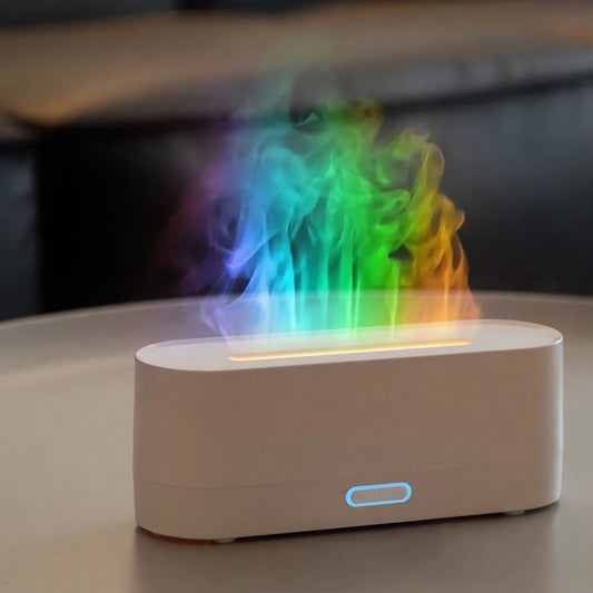 7-Color Flame Diffuser for Room | Color Changing Flame Humidifier